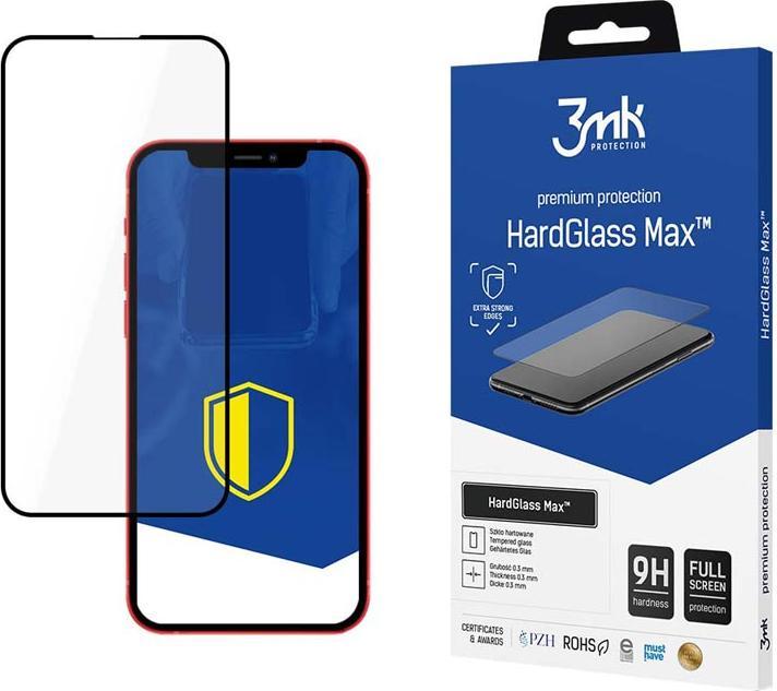 Immagine prodotto 3MK Protezione dello schermo Hardglass Max (1 Pezzo/i, Apple iPhone 13)