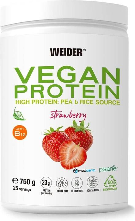 Actual product image Weider Vegan Protein (Strawberry, 750 g)