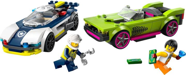 Produktbild LEGO Verfolgungsjagd mit Polizeiauto und Muscle Car (60415, LEGO City)