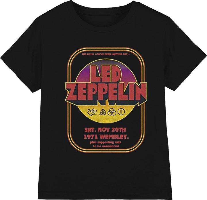 Image du produit Led Zeppelin T-Shirt unisexe adulte 1971 Wembley (XL)