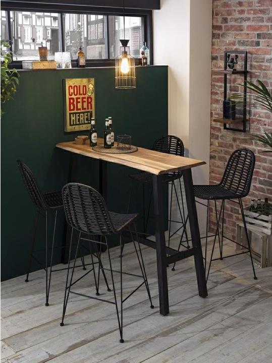 Immagine prodotto SIT Möbel Tavolo da bar in legno massiccio (124 x 112 x 51 cm)