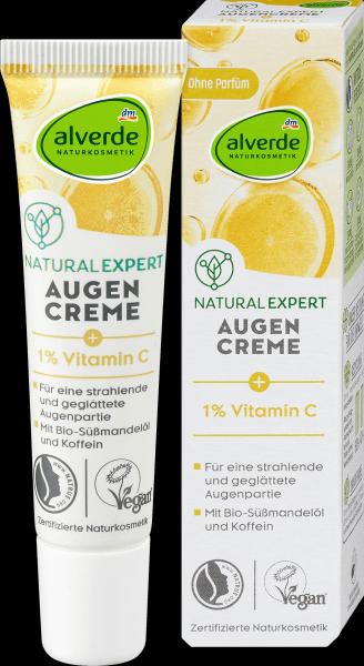 dm alverde Natural Expert 1% Vitamin C (Crème, 15 ml, Tag + Nacht)
