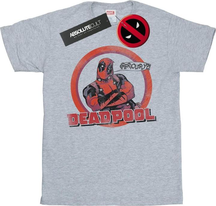 Immagine prodotto Deadpool Seriously Speech Bubble Maglietta Uomo (XXL)