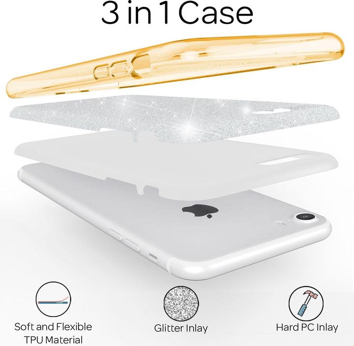 Immagine prodotto Nalia Custodia per cellulare Glitter (Apple iPhone 7)