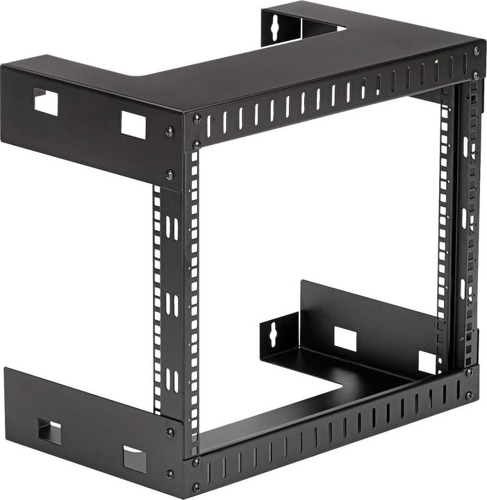Immagine prodotto StarTech Rack per apparecchiature montabili a parete con telaio aperto 8U 19 pollici - profondità 30 cm - (8 HE, Rack da 19 pollici)