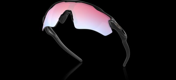 Actual product image Oakley Radar EV Path Prizm Sports Glasses (Mat Black, prizm snow sapphir, Prizm snow sapphire)
