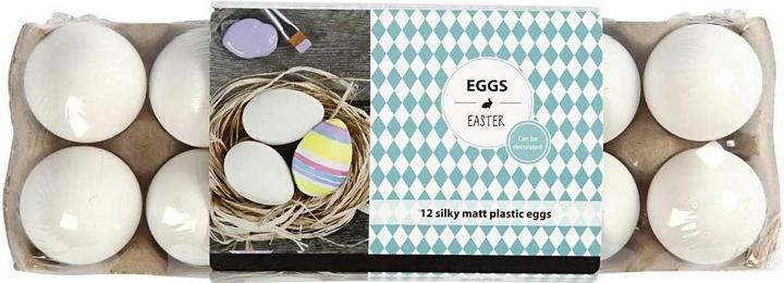 Produktbild Creativ Company Plastikeier (12 x, 6 x 6 x 6 cm)