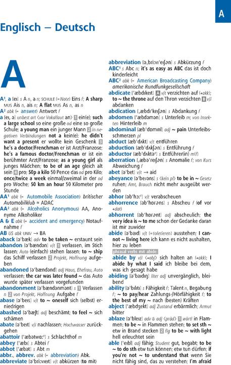 Produktbild Langenscheidt Abitur-Wörterbuch Englisch Klausurausgabe (Deutsch, Englisch, 2021)