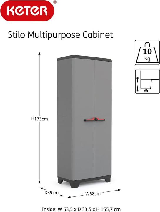 Actual product image Keter Cupboard (68 cm, 173 cm)