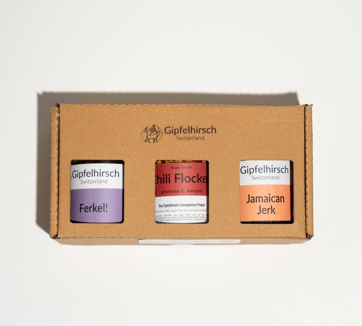 Immagine prodotto Gipfelhirsch Scatola regalo di spezie per barbecue (235 g)
