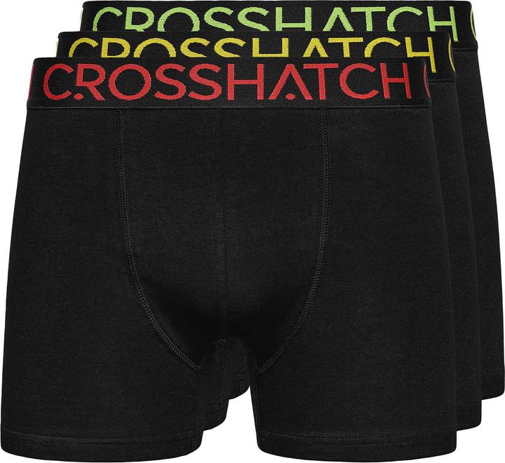 Crosshatch Mens Chasma Boxer Shorts (Pack of 3)