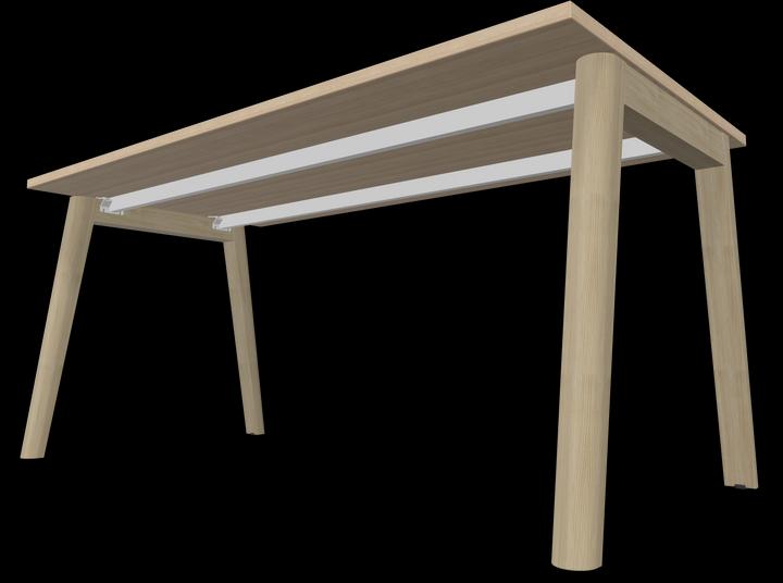Image du produit Narbutas Bureau en bois Nova (1600 x 800 x 740 mm)