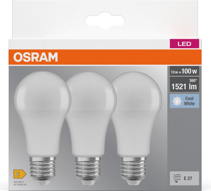 Actual product image Osram Led Base Classic A (E27, 14 W, 1521 lm, 3 x, F)