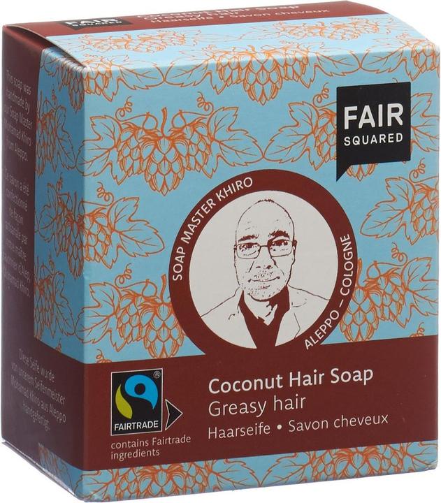 Produktbild Fair Squared Hair Soap Coconut Greasy Hair (Flüssiges Shampoo)