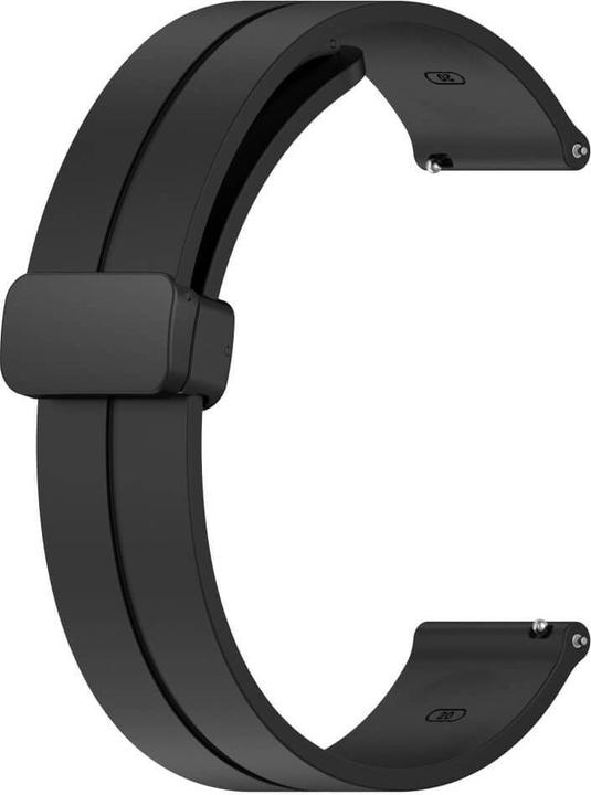 Produktbild Cover-Discount Silikon Ersatzarmband 20mm schwarz (20 mm, Silikon)