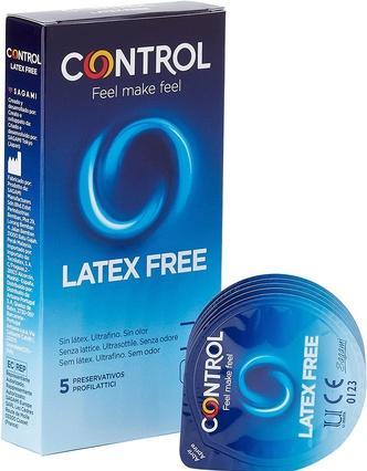 Actual product image Control Latex Free" 5 latex-free condoms - absolutely odourless and hypoallergenic (5 pcs.)