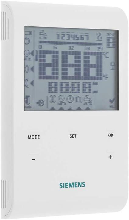 Siemens RDE100 Raumthermostat mit Zeitschaltprogramm