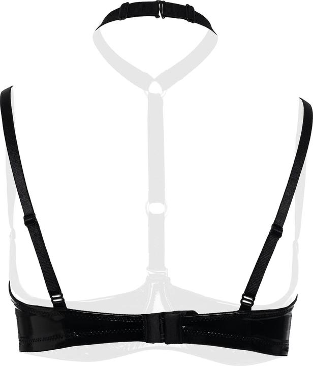 Actual product image Christine Le Duc 1/4 cup bra Dark Desire - black (XXL)