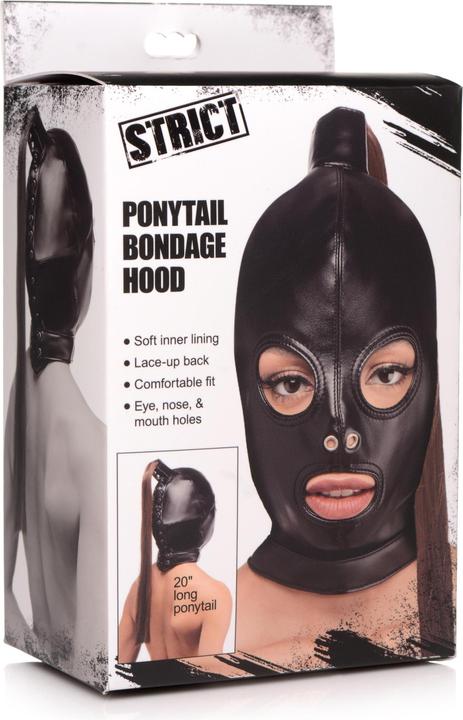 Produktbild Strict Leather Bondage Hood With Ponytail
