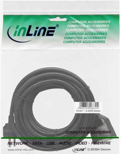 Produktbild InLine Schutzkontakt-Verlängerung ST / BU (7 m, CEE)