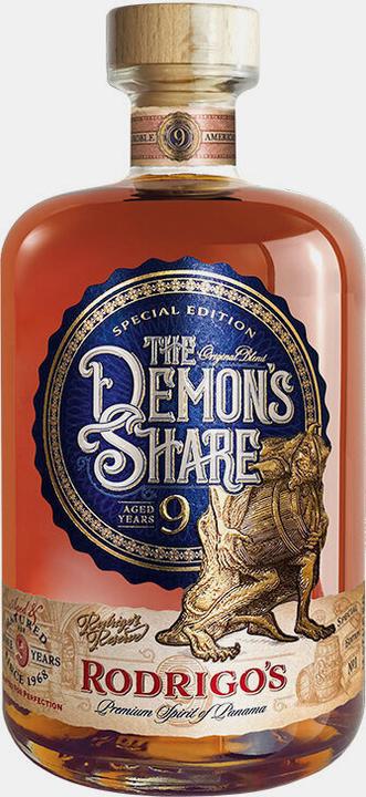 The Demon's Share 9Years Old Rodrigo's Reserve 40% Vol. 0,7l (6 x 70 cl)