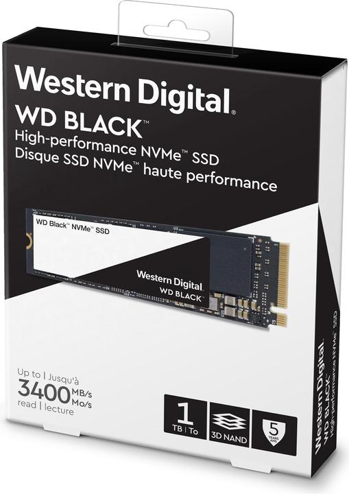 Immagine prodotto WD NAND 3D nera (1000 GB, M.2 2280)