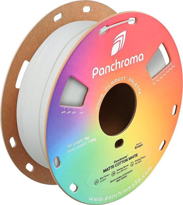 Actual product image Polymaker PolyTerra (PLA, 1.75 mm, 1000 g, White)