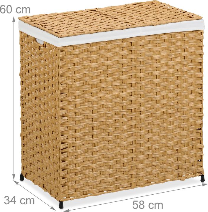 Immagine prodotto Relaxdays Cesto per il bucato (110 l)
