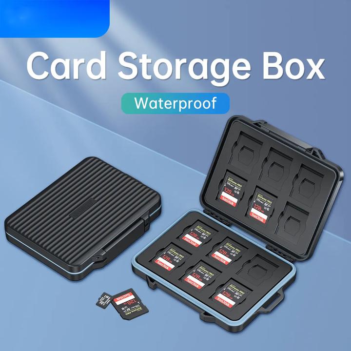 Immagine prodotto Only-Bags.Store Custodia per schede di memoria Micro SD Card Holder Case Impermeabile Fodera morbida per HDD/CF/SD