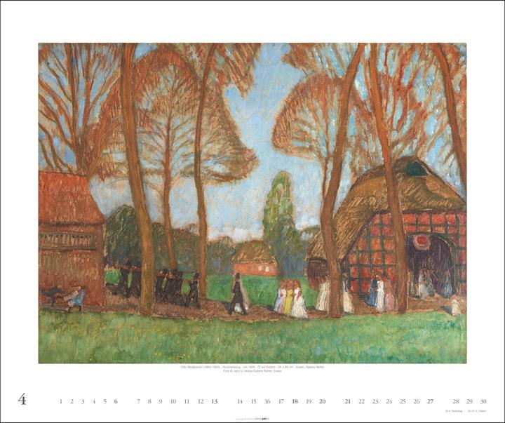 Produktbild Worpsweder Landschaften Kalender 2025 (55 x 46 cm, Deutsch, Englisch)