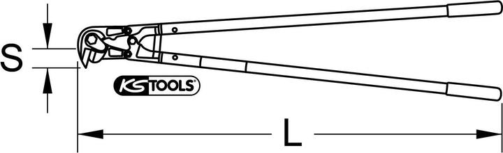 Image du produit KS Tools Coupeuse de treillis soudés (820 mm)