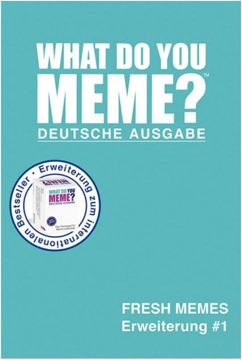 Produktbild Hutter What Do You Meme - Fresh Memes (Deutsch)