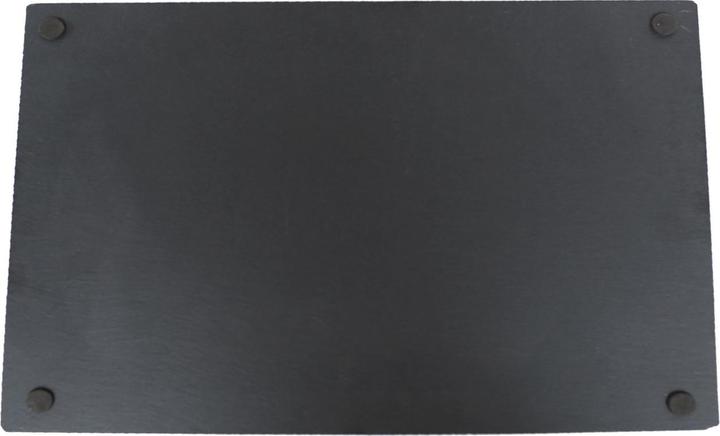 Produktbild Mojawo 4er Schieferplatte Servierplatte Servierteller Käseplatte Platzset eckig 30x40cm
