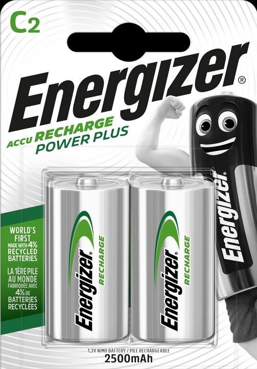 Energizer Recharge Power Plus (2 Stk., C, 2500 mAh)