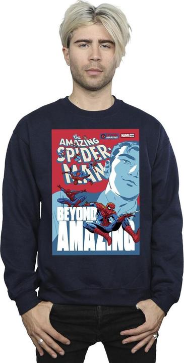 Actual product image Mens Spider-Man Beyond Amazing Cover Sweatshirt (L)