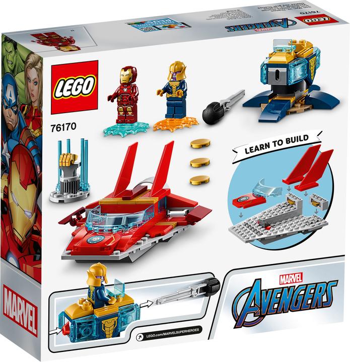 Immagine prodotto LEGO Iron Man contro Thanos (76170, LEGO Marvel)