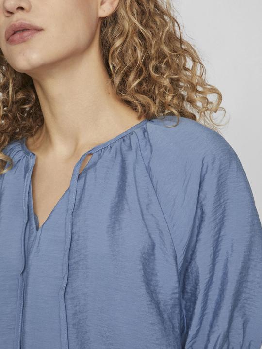Produktbild Vila Tie Neck Oberteil mit kurzen Ärmeln (34)