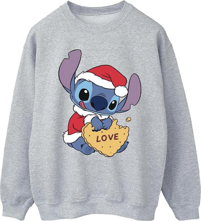 Immagine prodotto Disney Lilo And Stitch Christmas Love Biscuit Felpa Uomo (XL)
