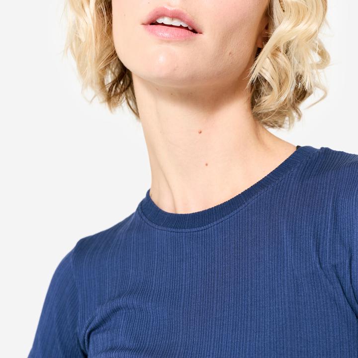 Actual product image Kimjaly T-Shirt Damen atmungsaktiv - nachtblau (XL)