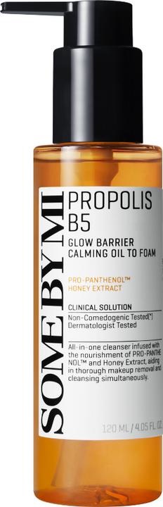 Some By Mi Propolis B5 Calming Oil To Foam Facial Cleansing Oil 120Ml (Reinigungsmilch, 120 ml)