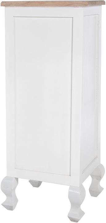 Produktbild Swisshandel24 Kommode Kora, natura/weiss (45 x 41 x 111 cm)
