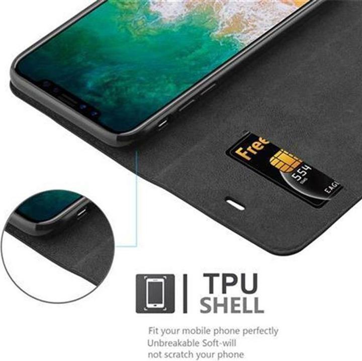 Image du produit Cadorabo Book Couverture magnétique invisible (Apple iPhone XS, Apple iPhone X)
