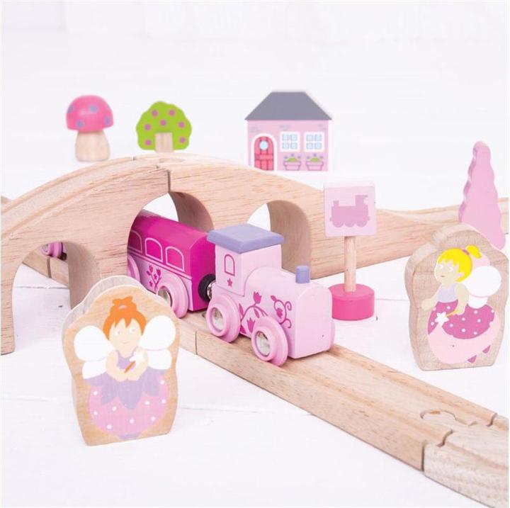 Immagine prodotto Bigjigs Set ferroviario in legno da favola