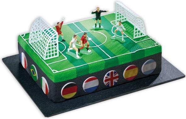 Actual product image Decocino Cake decoration football field set (7 x)