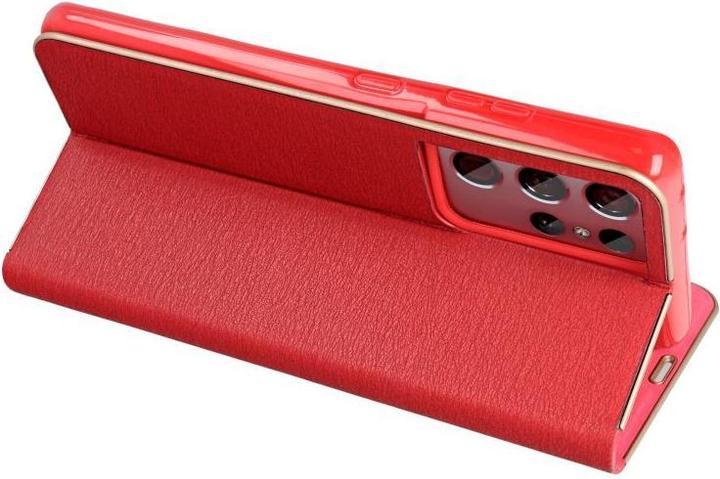 Actual product image OEM Book case LUNA Book Gold for SAMSUNG A23 5G red (Samsung Galaxy M23 5G)