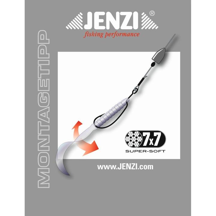Image du produit Jenzi Texas Rig Bas de ligne en acier (12 kg)