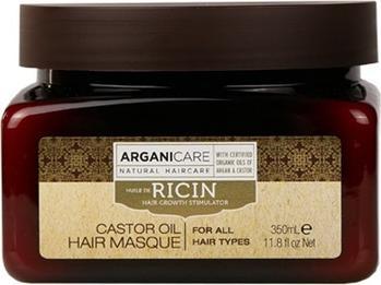 Immagine prodotto Arganicare Maschera per capelli all'olio di ricino che stimola la crescita dei capelli 350ml (350 ml)