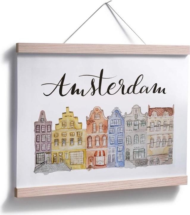 Produktbild Trenddeko Skyline of Amsterdam - Aquarell (50 x 40 cm)