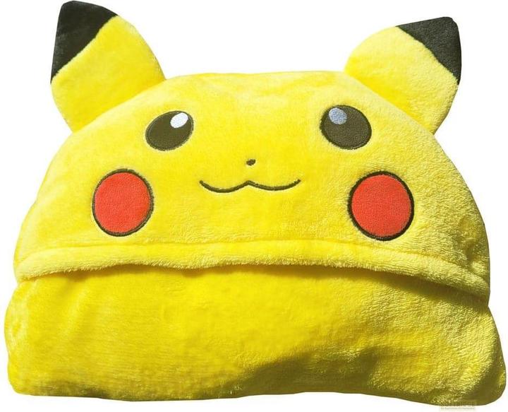 Produktbild Halantex Pokémon Coral Decke mit Mütze Pikachu 120 x 150 cm (120 x 150 cm)