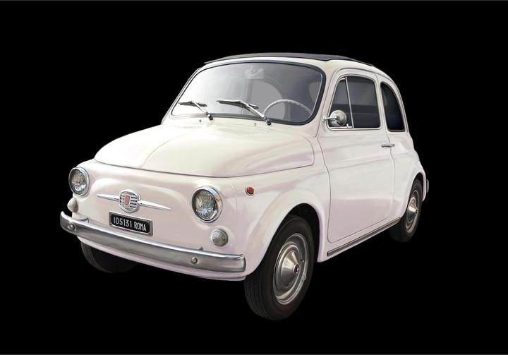 Actual product image Italeri Fiat 500F 1968